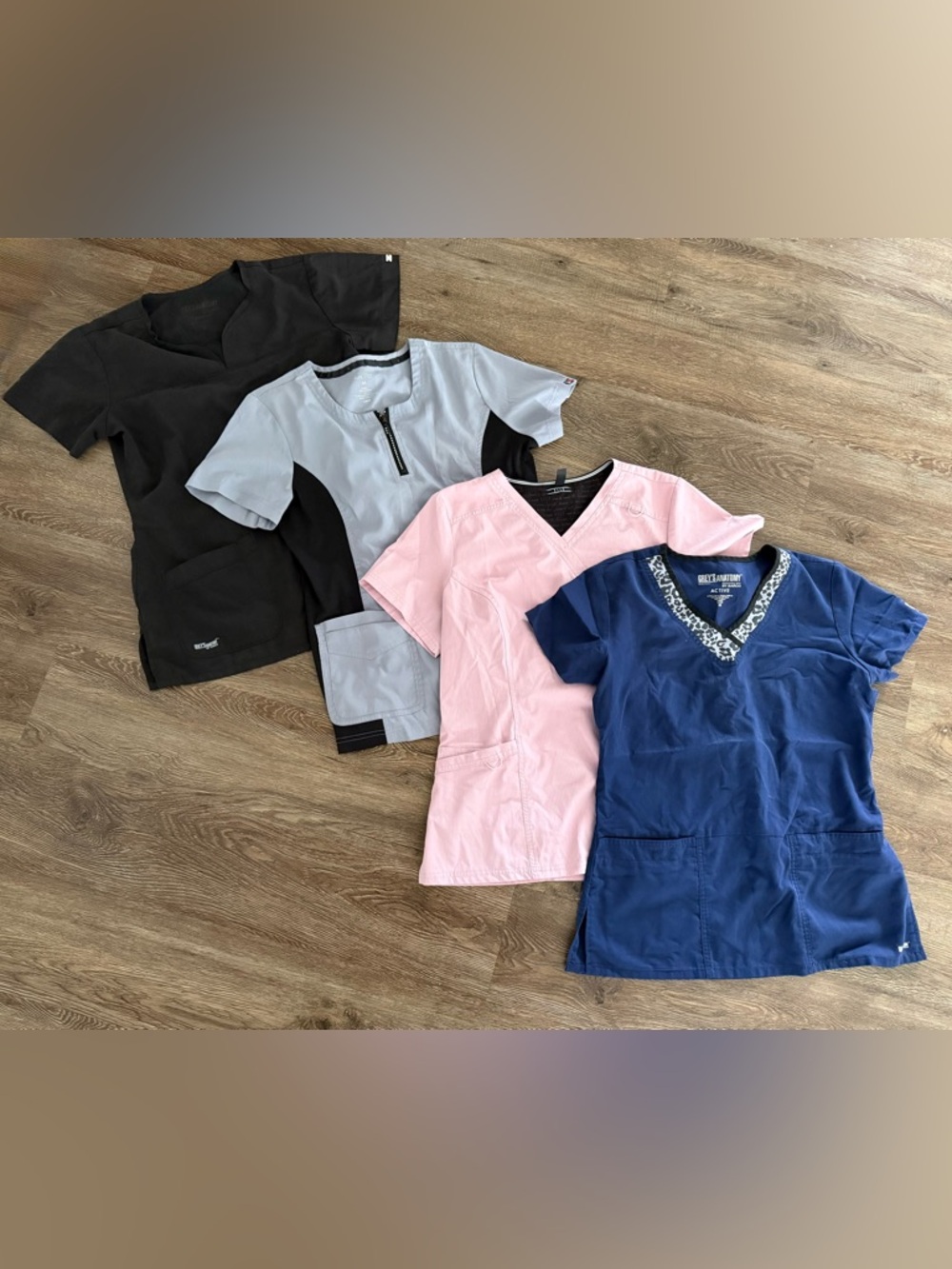 Scrub tops size medium